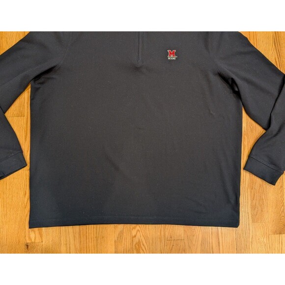 Miami University Ohio Redhawks Johnnie-O Sully 1/4 Zip Pullover Performance  2XL - Picture 5 of 13
